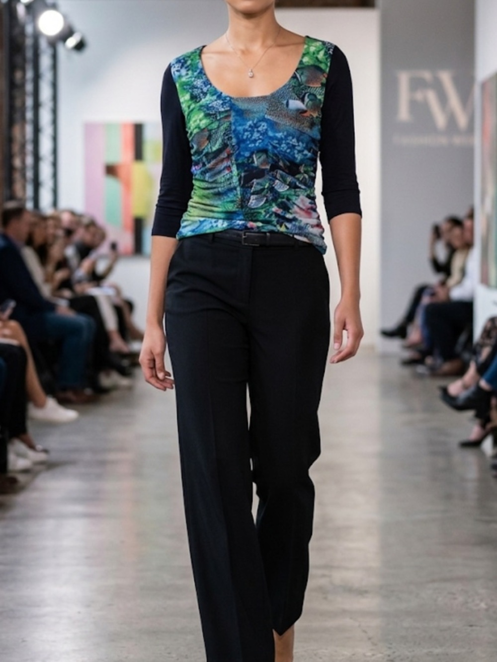 Conrad C Mesh Top With Front Graphics